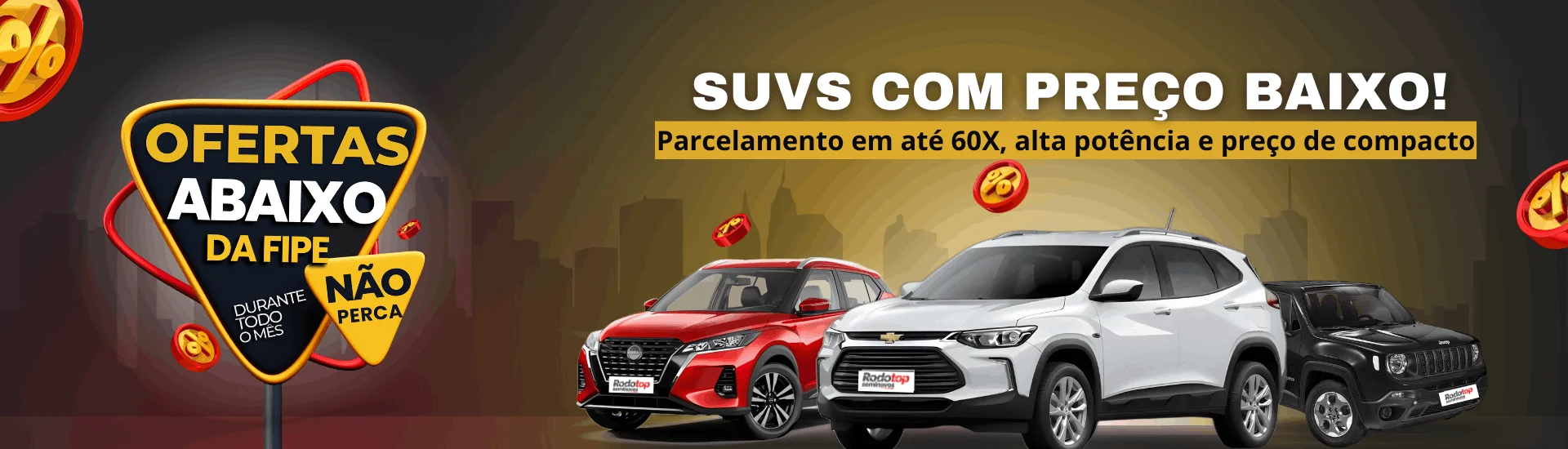 Promoção de SUVS: Modelos com Preço Baixo