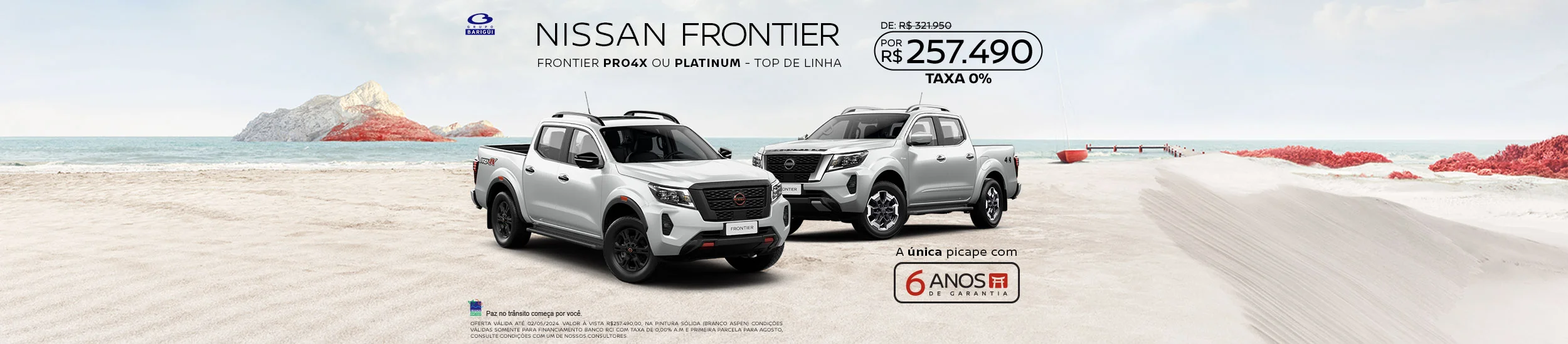 Nissan Frontier PRO4X e PLATINUM