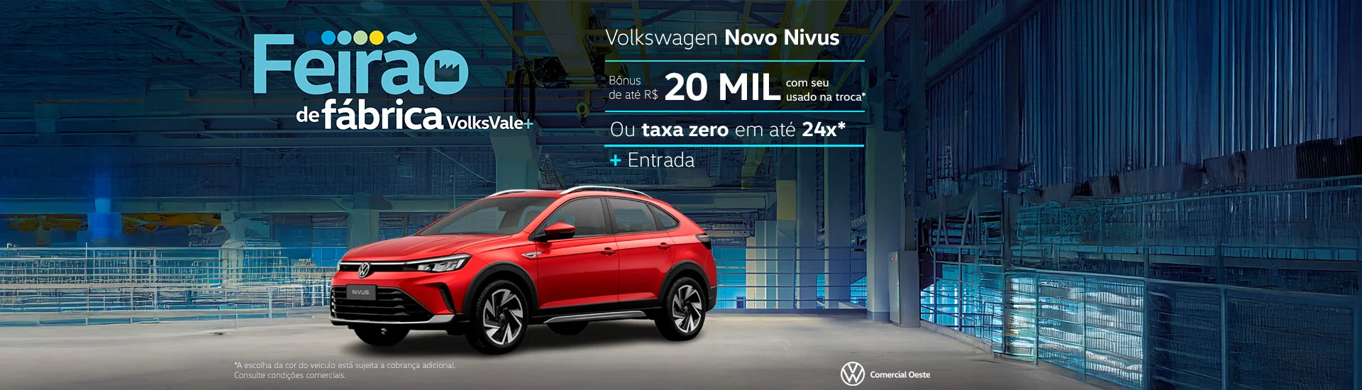 Nivus com bônus de até 20 mil reais na troca do seu usado!