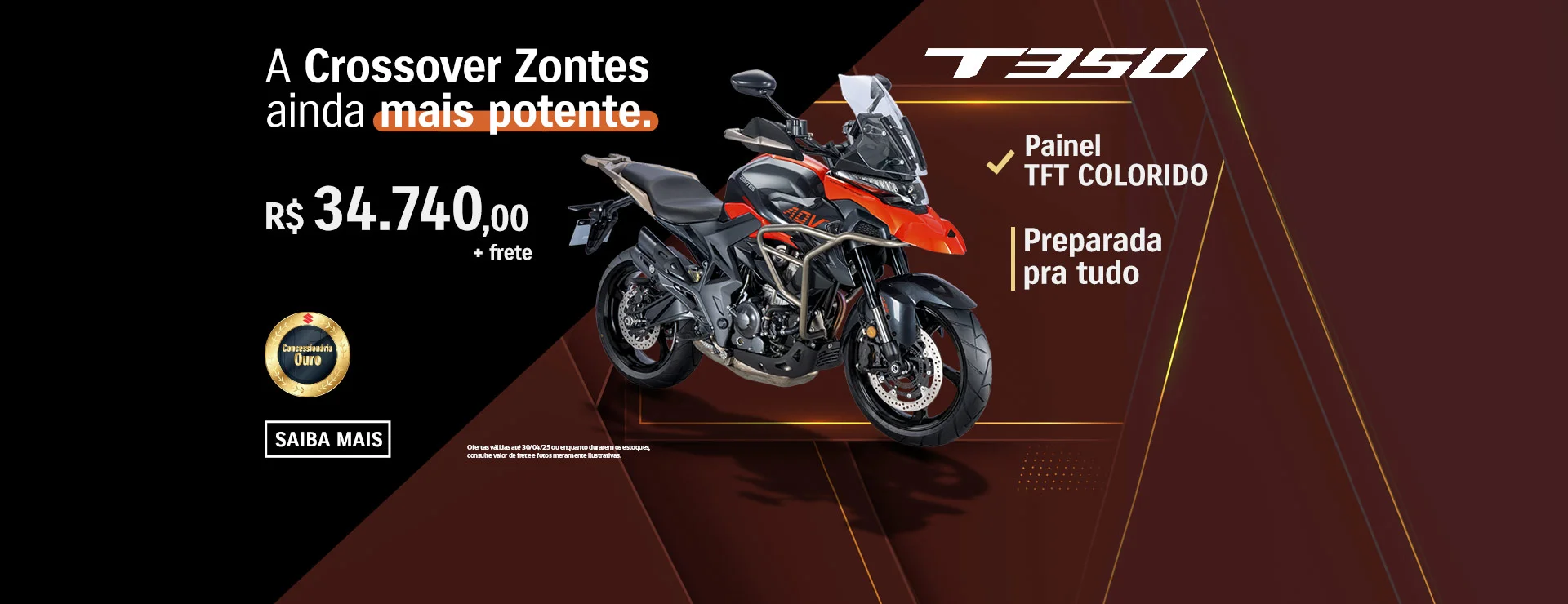 A crossover Zontes ainda mais potente
