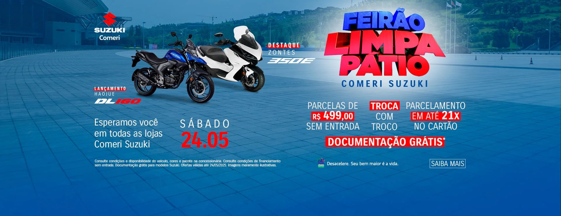 Feirao Limpa Patio Comeri Suzuki