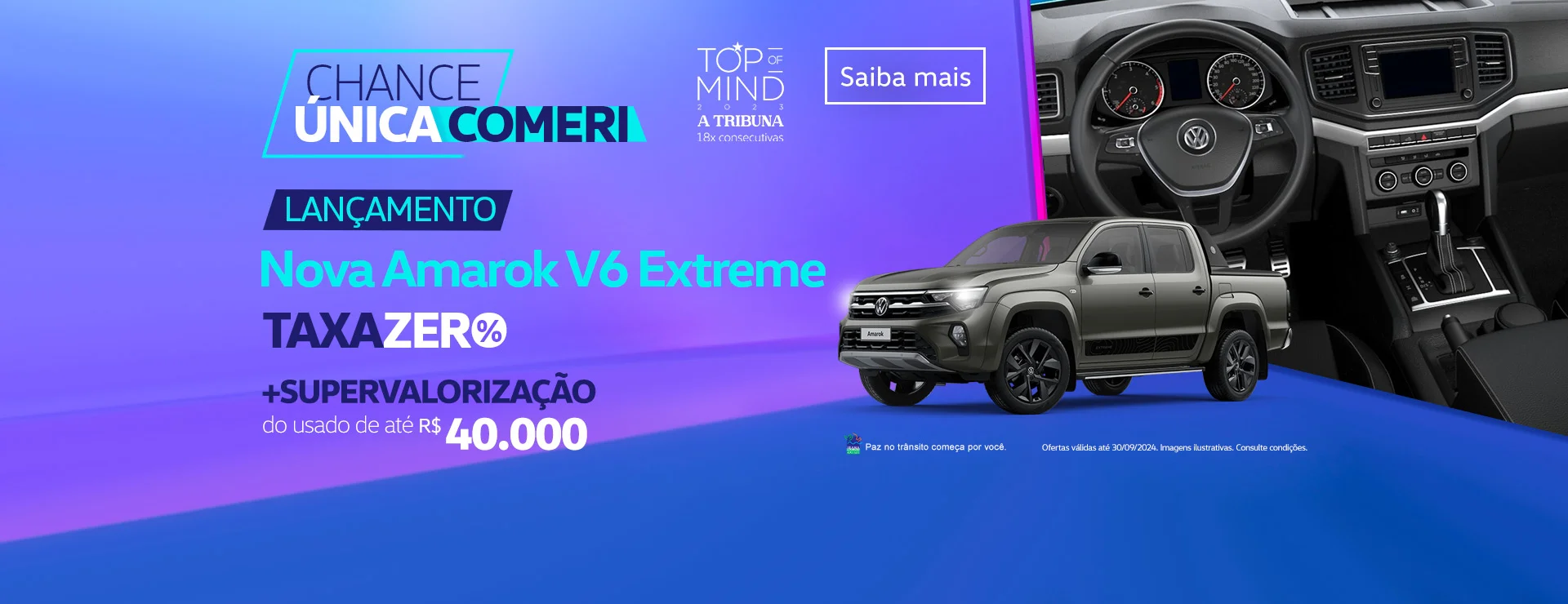 Nova Amarok V6 - A picape carregada de força bruta.