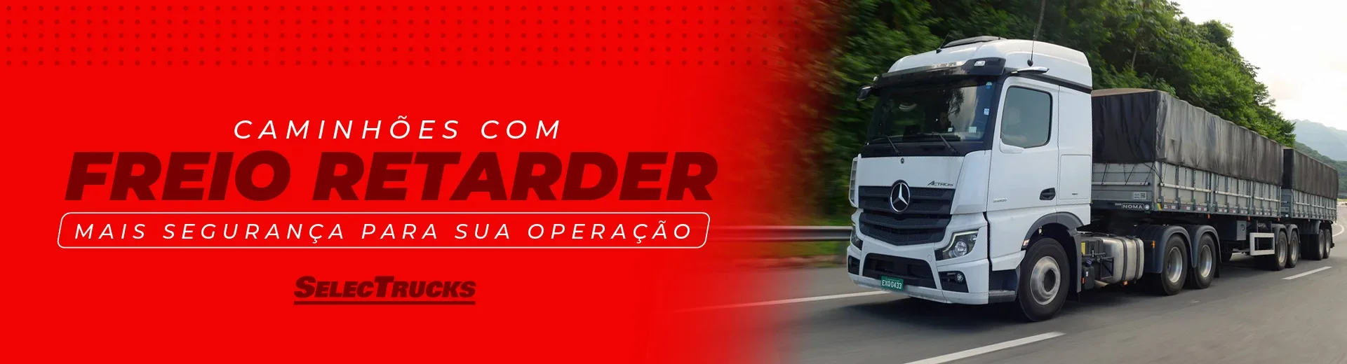 Oferta caminhão com freio retarder seminovo