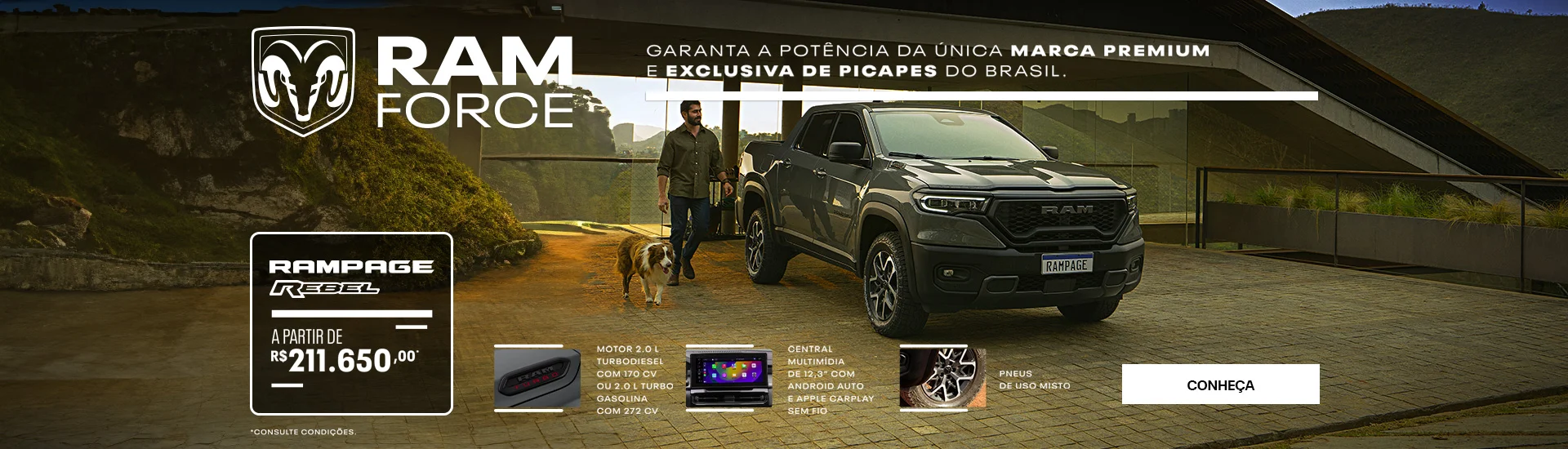 RAM Rebel oferta Outubro