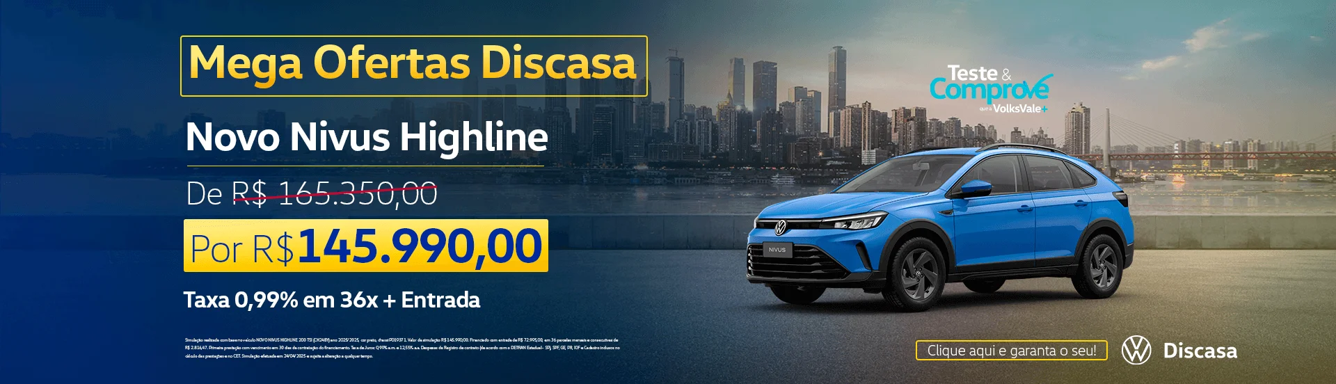 Aproveite e Conquiste seu Novo Nivus com Descontos e Benefícios Exclusivos!