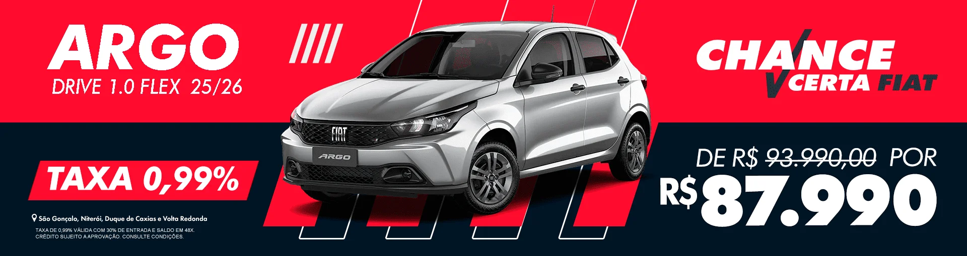 FIAT ARGO COM MENOR PREÇO DO RIO DE JANEIRO? É NA FIAT POTENZA!