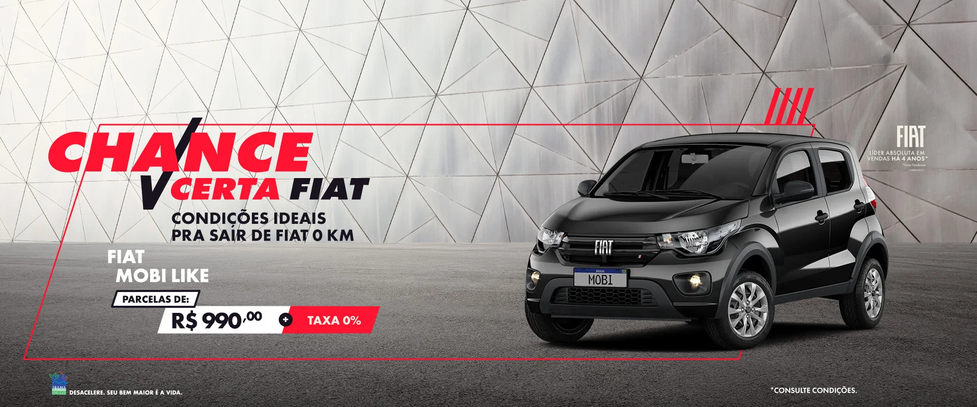 Oferta Fiat Mobi na IESA Fiat em São José - Santa Catarina