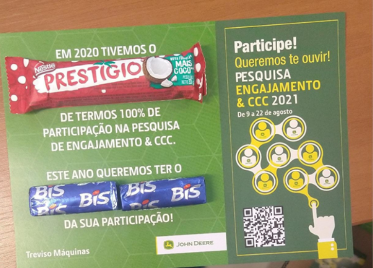 Treviso Máquinas finaliza Pesquisa de Engajamento & CCC de 2021 com 96% de adesão.