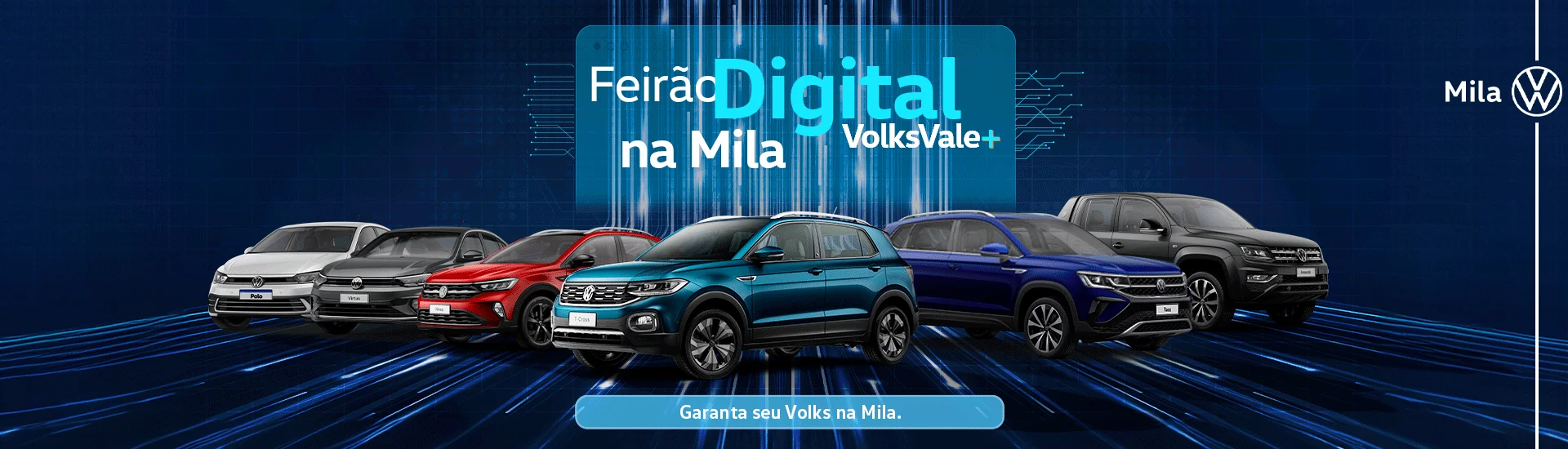 Feirão Digital VolksVale+ na Mila