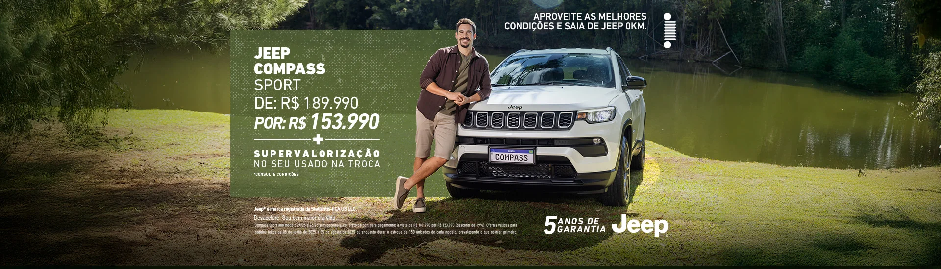 DDM Varejo Jeep Compass zero km julho