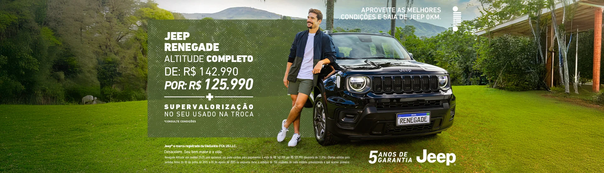 DDM Varejo Jeep Renegade zero km julho