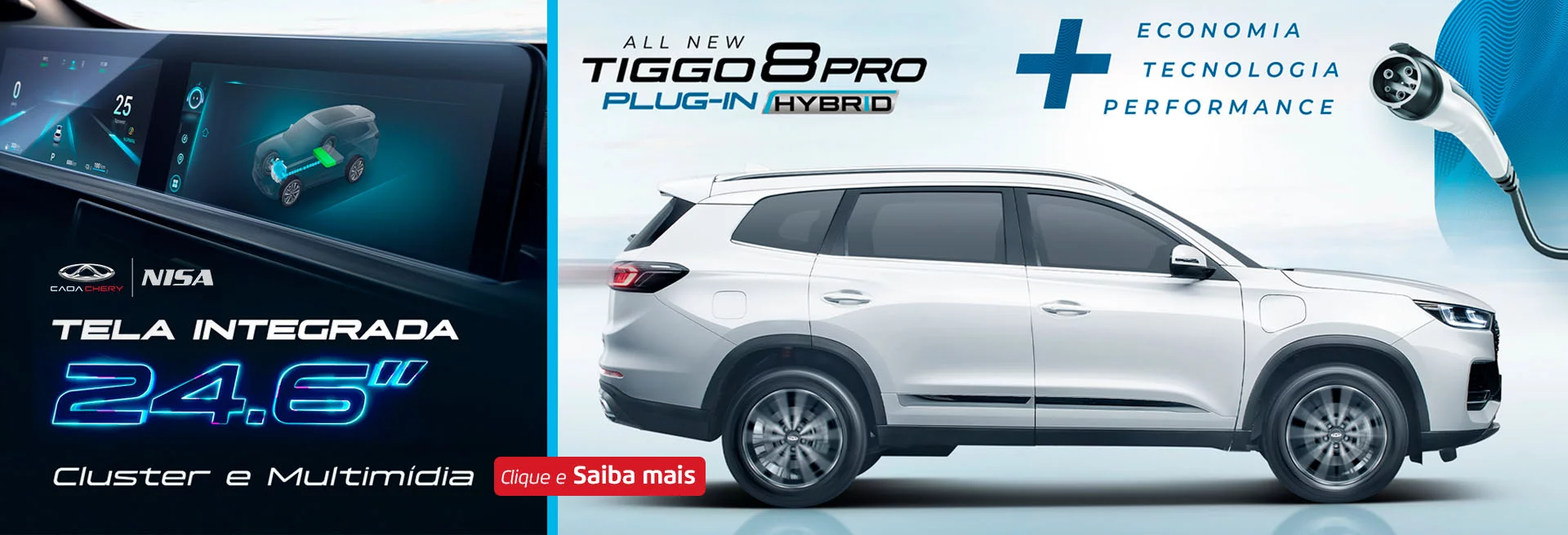 Banner Institucional Tiggo 8 Pro Hibrido
