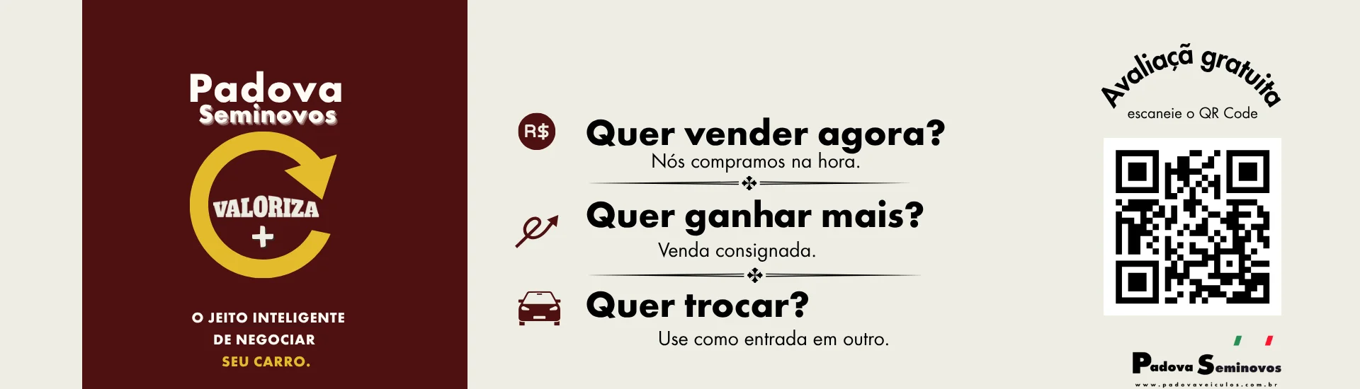 Venda, Troque ou Consigne Seu Seminovo | Padova Seminovos Sertãozinho