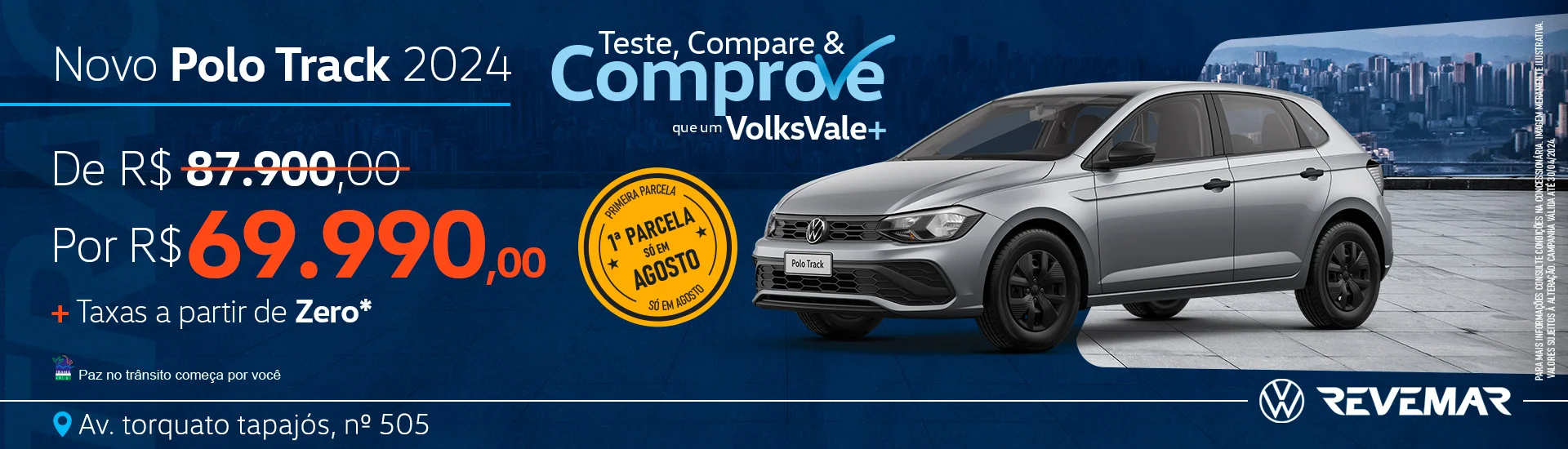 Teste, Compare e Comprove que um VolksVale+
