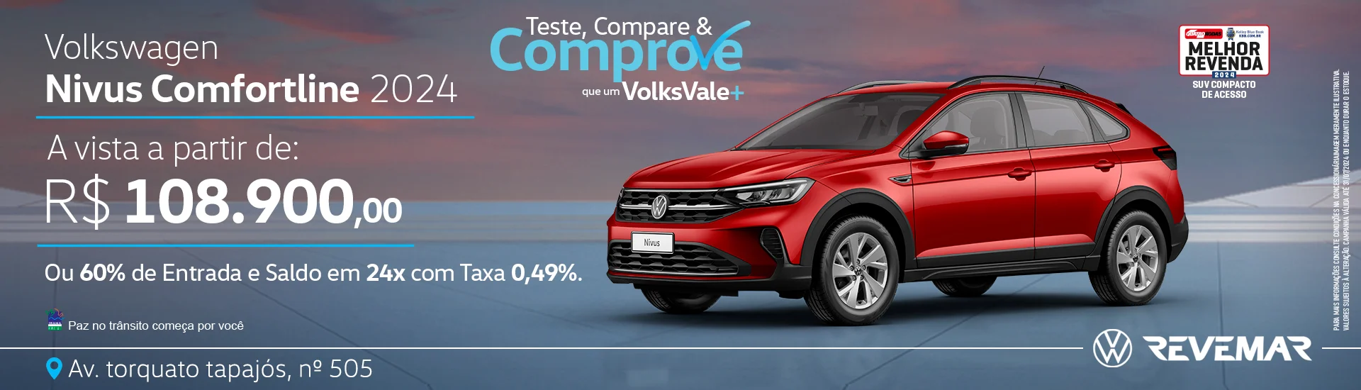 Teste, Compare e Comprove que um VolksVale+