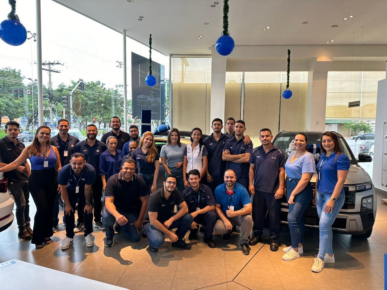 Foto de colaboradores da Saga Hyundai