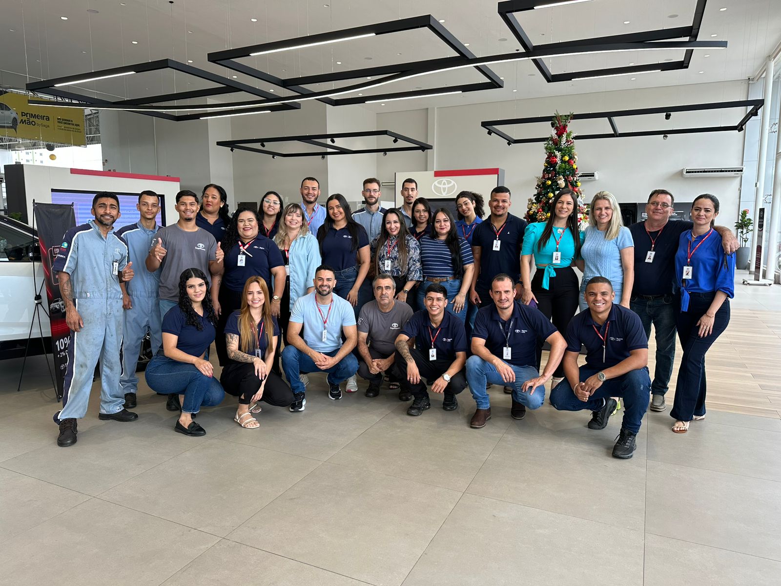 Foto de colaboradores da Saga Toyota
