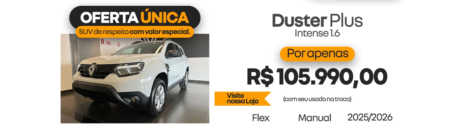 OFERTA UNICA DUSTER INTENSE