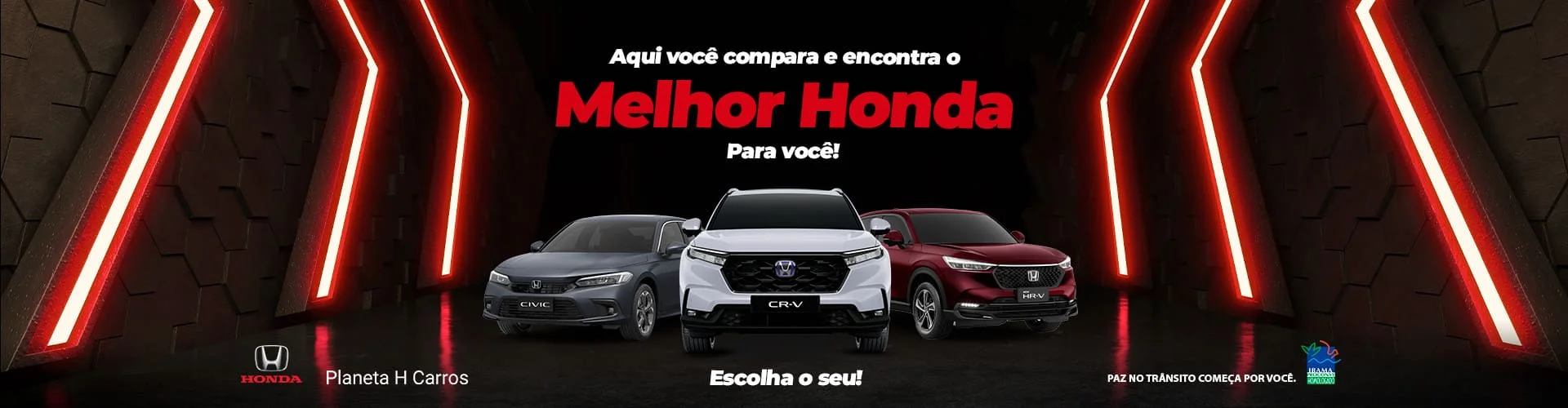 Clique e compare os modelos da Honda para descobrir qual é o melhor para você!