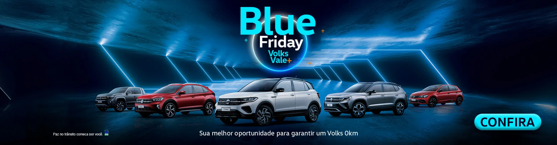 Blue Friday é na Tecar Volkswagen