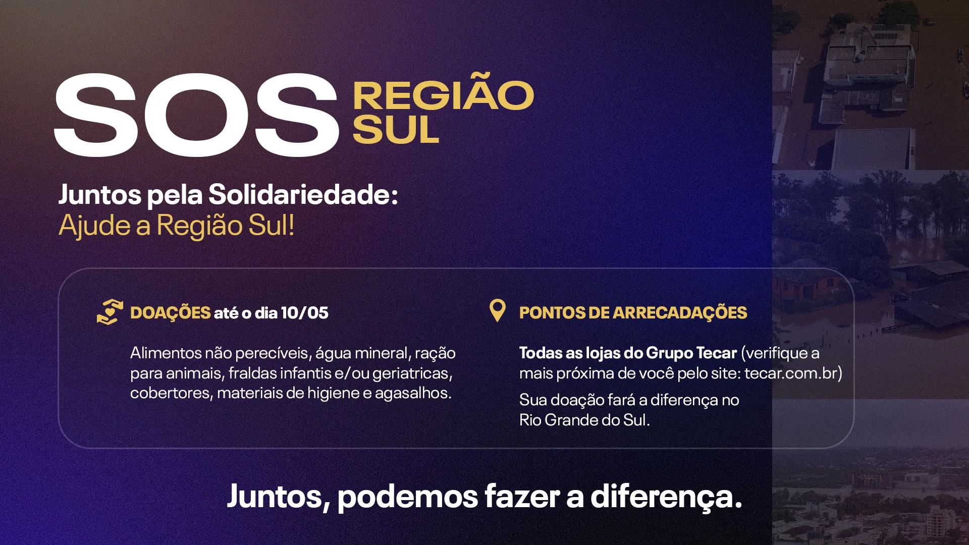SOS Região Sul: Juntos pela solidariedade