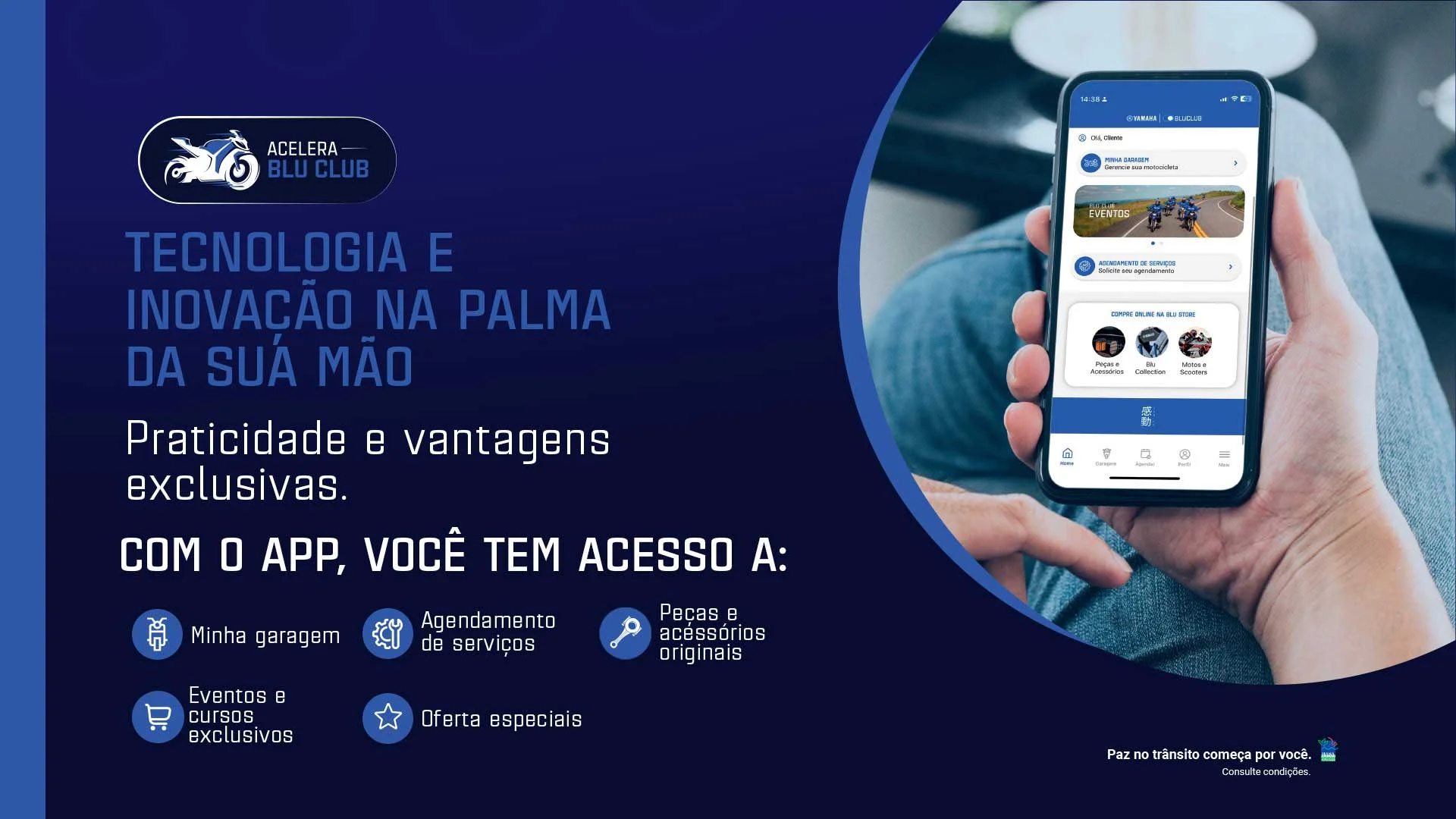 Tecnologia e inovação você garante na Tecar Yamaha.