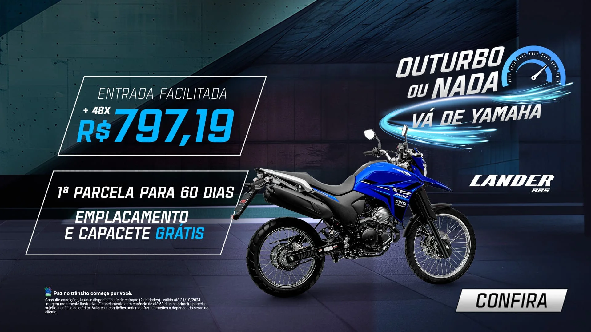 Outurbo ou nada, vá de Yamaha.