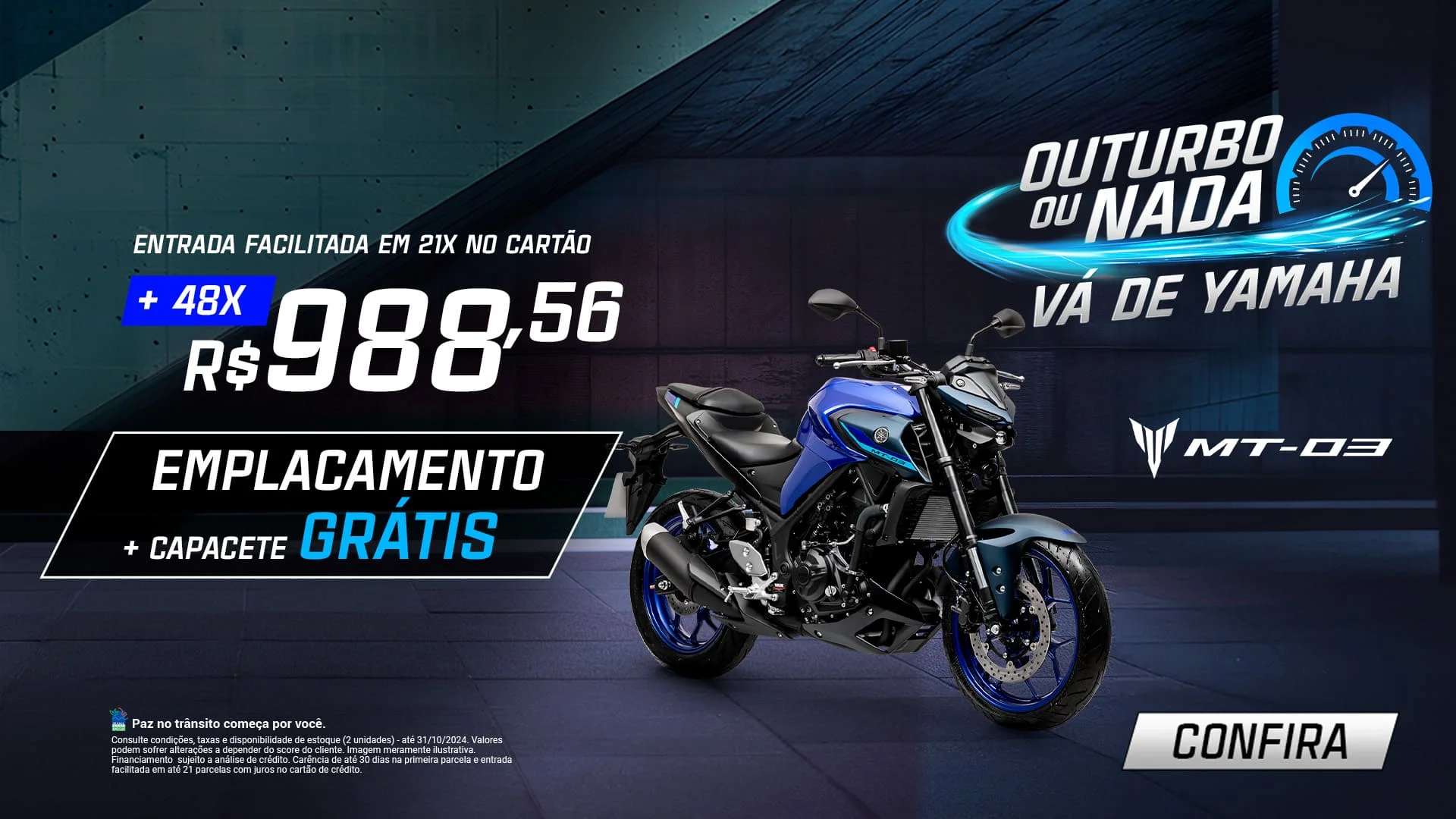 Outurbo ou nada, vá de Yamaha!