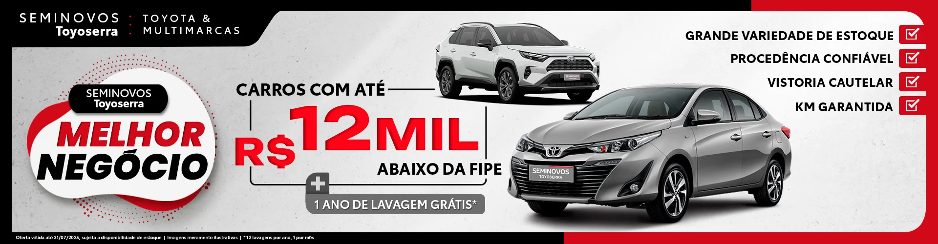 Procurando um seminovo de confiança? Modelos Toyota e multimarcas com 💰 ATÉ R$10 MIL ABAIXO DA FIPE!