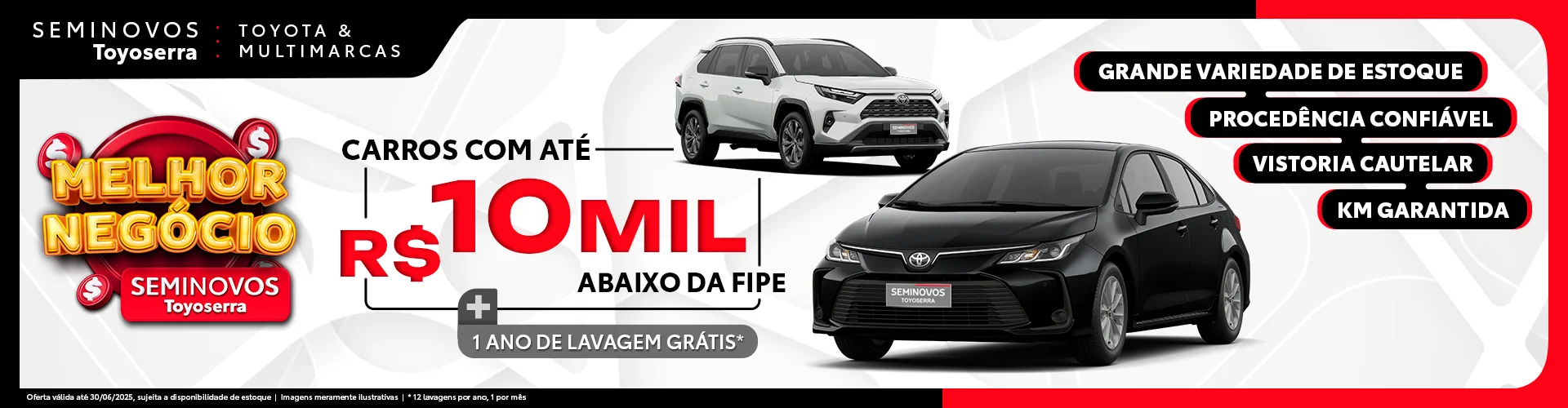 Procurando um seminovo de confiança? Modelos Toyota e multimarcas com 💰 ATÉ R$10 MIL ABAIXO DA FIPE!