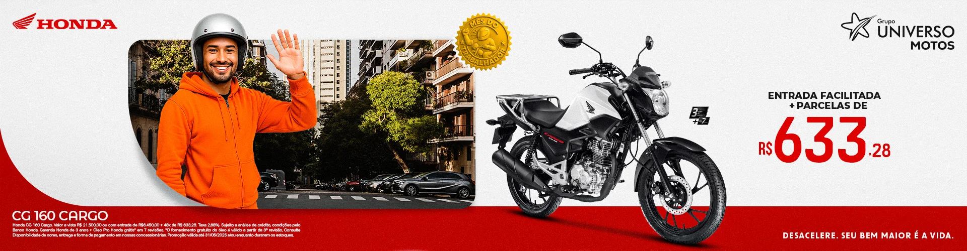 Promoção Honda CG 160 Cargo - Financiamento Facilitado | Universo Honda