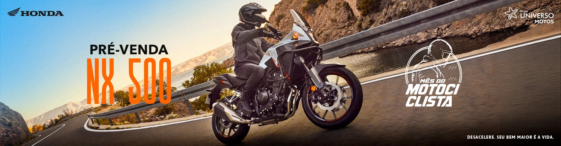Honda NX 500 2025 em Pré-venda | Consórcio e Ofertas na Universo Honda