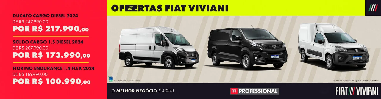 ﻿﻿O melhor negócio para o SEU NEGÓCIO é AQUI, na Fiat Viviani!
